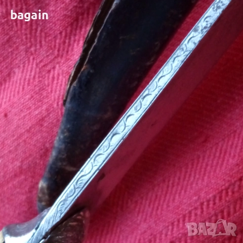 Ятаган. нож, Крит., снимка 3 - Антикварни и старинни предмети - 52225329