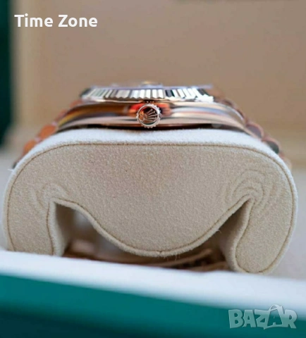 Rolex Day-Date 40mm President Rose Gold Chocolate Dial Diagonal Motif Различни Варианти, снимка 7 - Мъжки - 54047727