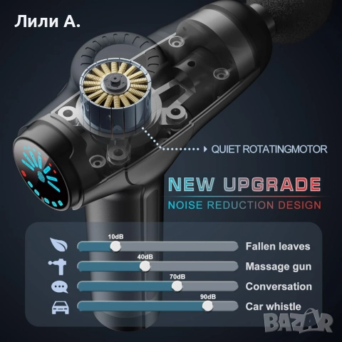 Масажен пистолет Cotsoco Massage Gun, снимка 4 - Масажори - 52505709