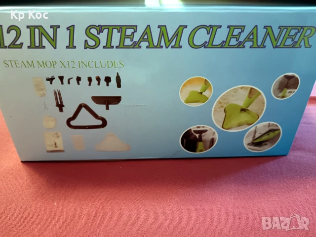 Парочистачка Стийм Моп Steam Mop x12, снимка 16 - Парочистачки и Водоструйки - 51208989