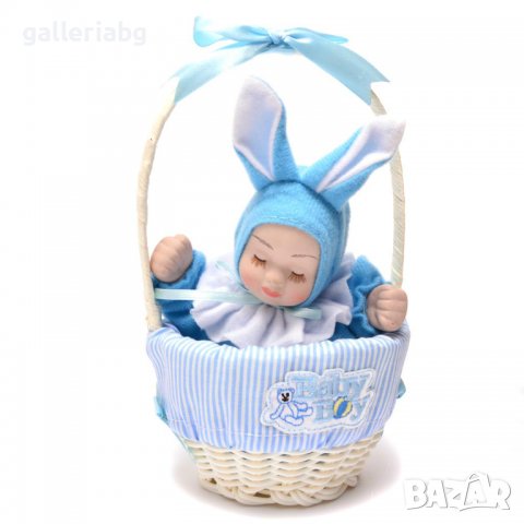 Бебе в кошница, снимка 2 - Кукли - 39999478