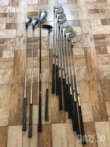 американски Комплект за голф от 12 части в специална раница за стикове, снимка 3 - Голф - 51007249