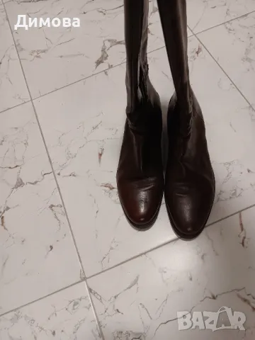 Дамски кожени ботуши от естествена кожа, снимка 2 - Дамски ботуши - 47381277