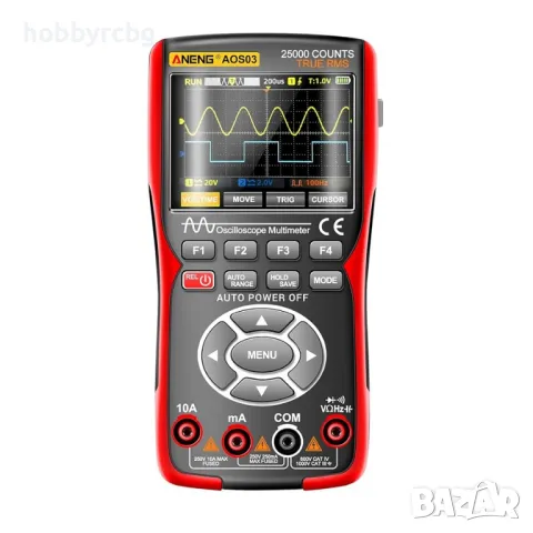 Осцилоскоп, сигнал генератор и мултицет Aneng AOS03, снимка 1
