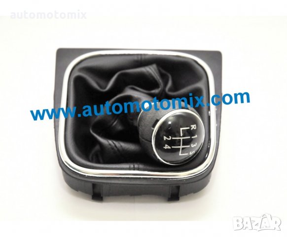 Tопка за скоростен лост + Кожен маншон за автомобил VW Golf 6., снимка 1 - Аксесоари и консумативи - 30327069