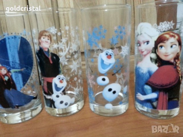  стъклени водни чаши детски , снимка 2 - Колекции - 38595906