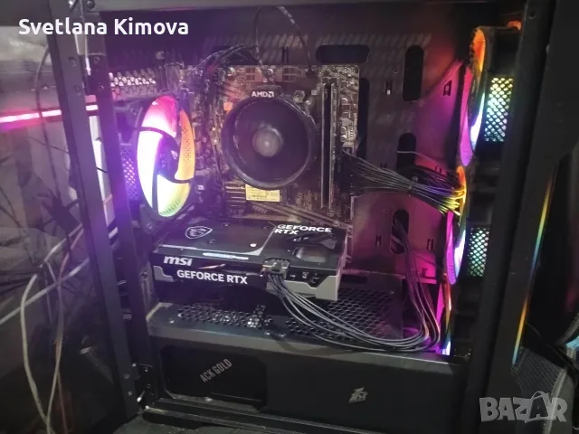 Геймърски компютър AMD Ryzen 5-5500, Nvidia Geforce 5060, РАМ 32ГБ, снимка 3 - Геймърски - 56274972