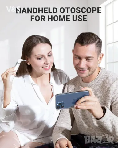 Безжичен отоскоп ScopeAround със светлинна ушна камера, 3,9 мм камера с инструменти wifi, снимка 9 - Други - 48302770