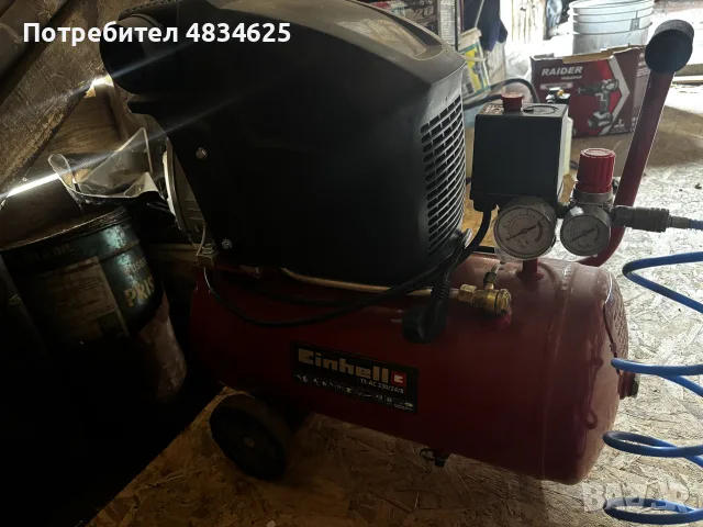 Компресор Einhell TE-AC230/24/8
, снимка 2 - Компресори - 56004875