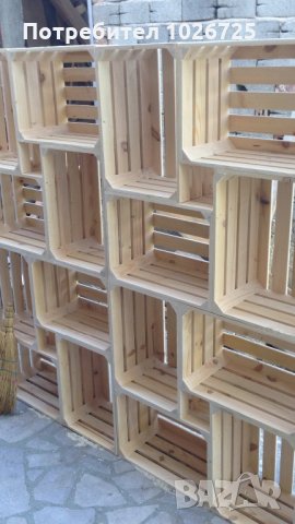Дървени щайги, снимка 2 - Декорация за дома - 35222114