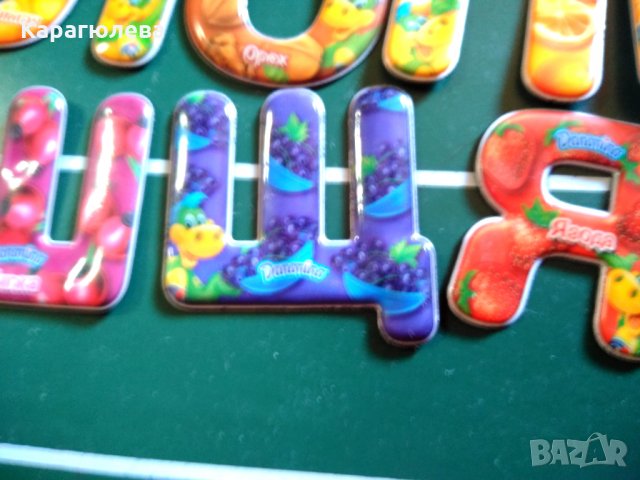 Двустранна магнитна дъска, Магнитчета с букви, цифри, фигурки, снимка 3 - Образователни игри - 35286024