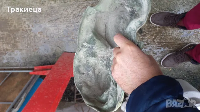 СТАРА БРОНЗОВА ФИГУРА СТАТУЕТКА , снимка 3 - Антикварни и старинни предмети - 48785429