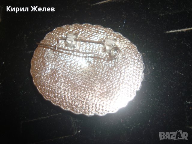 ПОСРЕБРЕНА с ФЛОРАЛНИ ОРНАМЕНТИ РЕТРО БРОШКА 7132, снимка 2 - Други - 30544175