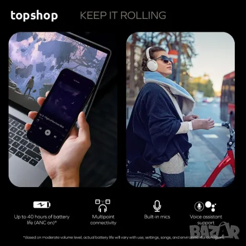 CREATIVE Zen Hybrid SXFI безжични слушалки с технология Super X-Fi, снимка 3 - Bluetooth слушалки - 50355269