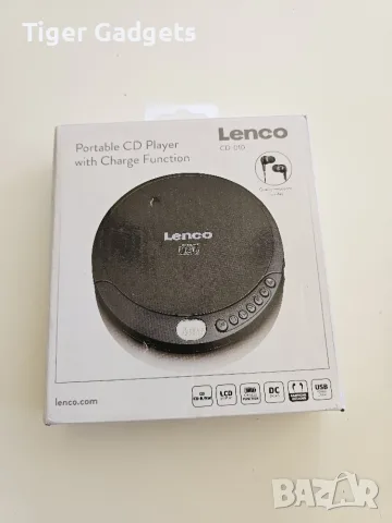 Преносим CD плейър Lenco CD-010 Walkman с LCD дисплей, слушалки и Micro USB, снимка 3 - MP3 и MP4 плеъри - 55750134