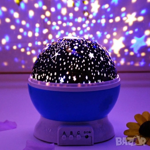 Нощна лампа детски планетариум