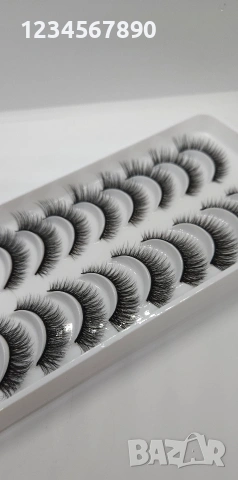 3D Мигли 10 чифта в кутия, снимка 3 - Други - 53892036