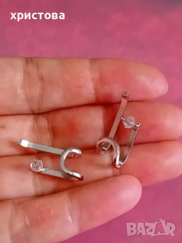 Двойни обеци, снимка 5 - Обеци - 51802319