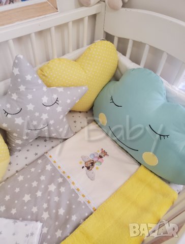 Спален комплект възглавнички за бебе, снимка 4 - Спално бельо и завивки - 31902676
