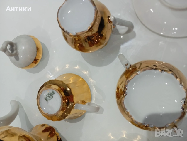 Порцеланов сервиз за кафе маркиран смесен, снимка 18 - Сервизи - 52540642