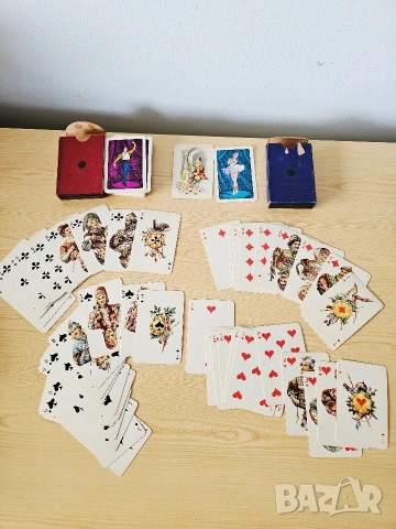 Стари карти за игра, снимка 5 - Колекции - 53293258