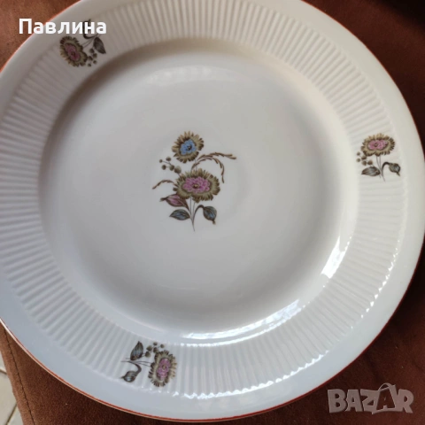 Порцеланово плато на "Китка"., снимка 3 - Чинии - 54233594