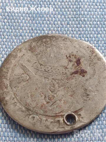 Сребърна монета Орт 1621г. Сигизмунд трети Полша 13745, снимка 3 - Нумизматика и бонистика - 42890507