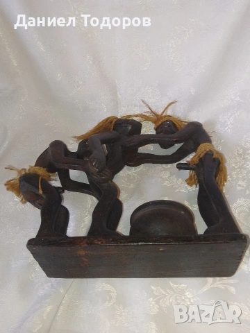 Африканска Дървена Фигура - Ръчна Изработка, снимка 8 - Декорация за дома - 46335950