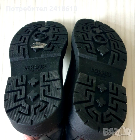 Versace Medusa Leather Ankle Boots Size 37/23.5см ОРИГИНАЛ! Дамски Боти от ест. кожа!, снимка 6 - Дамски боти - 53306711