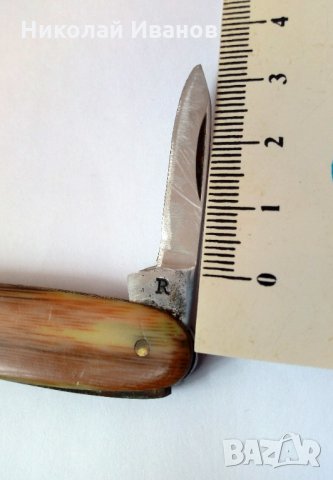 Старо Немско джобно ножче Solingen ножка Солинген, снимка 6 - Антикварни и старинни предмети - 30194067