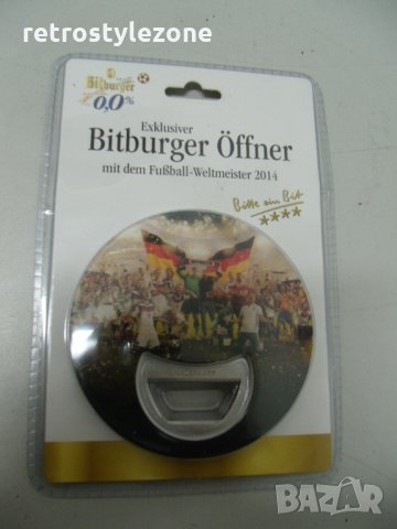 № 5887 германска отварачка - Bitburger 2014 г  - колекционерска   - неизползвана 