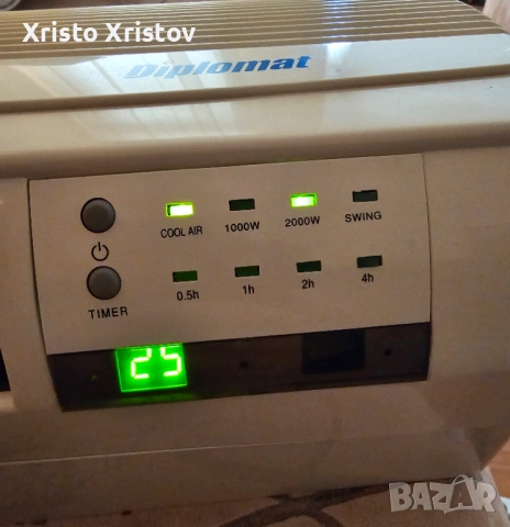 Вентилаторна печка Дипломат, снимка 3 - Отоплителни печки - 53073015