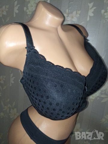 Перфектен черен сутиен за едър бюст 95-Е, снимка 2 - Бельо - 42802895