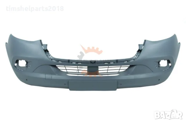 Предна Броня с отвор за халоген и партроник за Mercedes Sprinter 907 след 2018 год.