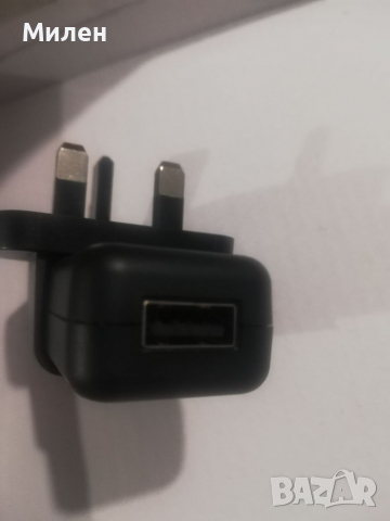 USB зарядно за английски контакт, снимка 2 - Друга електроника - 36531767