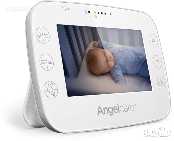 Бебефон Angelcare 4.1 инча AC310, Звук и Движение , 2-Посочен Разговор, снимка 9 - Друга електроника - 51338382
