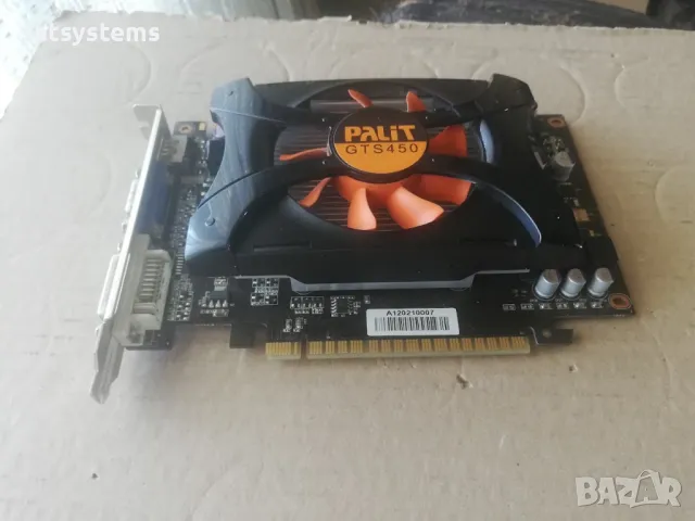 Видео карта NVidia GeForce Palit GTS450 HDMI 2048MB GDDR3 128bit PCI-E , снимка 5 - Видеокарти - 47828270
