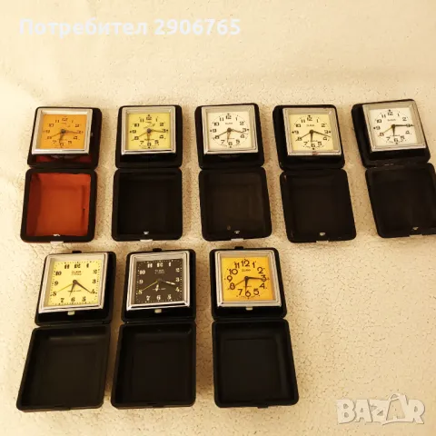 Часовник будилник СЛАВА работещ, снимка 9 - Антикварни и старинни предмети - 49097913