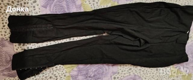 Черен панталон тип чарлстон , снимка 3 - Панталони - 53996616