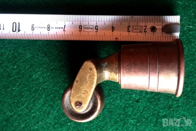 стари бронзови колела за мебел, снимка 7 - Други ценни предмети - 44291706