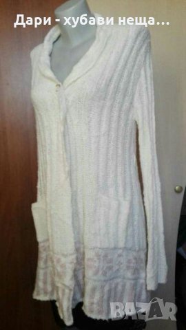 Бяла пухкава жилетка🌹🍀S,M,L🌹🍀арт.3082