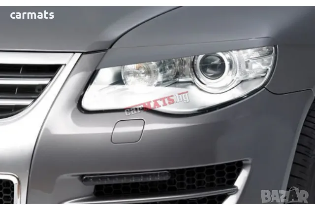 Вежди за фарове за VW Touareg (2006-2010) - Германия - Черни