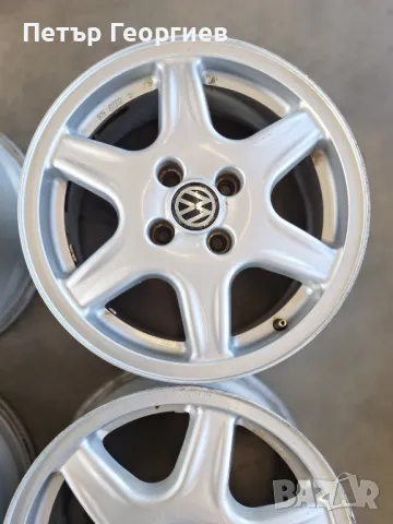 АЛУМИНИЕВИ ДЖАНТИ- ФОЛКСВАГЕН -4х100х57-15цола, снимка 2 - Гуми и джанти - 47575481