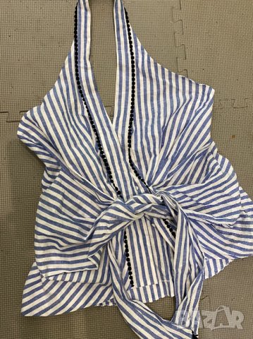 ZARA нов потник с гол гръб,Л размер, снимка 2 - Потници - 29345024