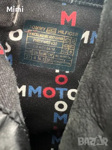 Tommy Hillfiger Кожени Боти 37, снимка 4 - Дамски боти - 47993478