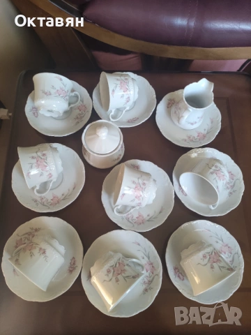 Порцеланов сервиз за кафе/чай, снимка 11 - Сервизи - 54242056