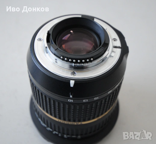Продавам обектив Tamron SP 10-24mm 1:3,5-4,5 за Никон, снимка 4 - Обективи и филтри - 53137953