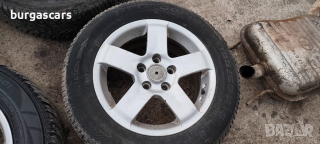 Алуминиеви джанти с гуми 195/65/15 Opel Vectra C  , снимка 3 - Гуми и джанти - 53042455