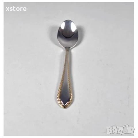 Комплект прибори за хранене Bohmann, Неръждаема стомана, 24 бр., Инокс със златист кант, снимка 3 - Прибори за хранене, готвене и сервиране - 52700105