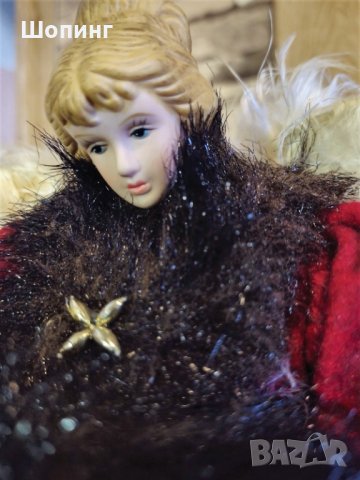 Ангел - връх за елха, статуетка, снимка 4 - Декорация за дома - 39572507